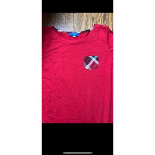 バーバリーブルーレーベル(BURBERRY BLUE LABEL)のBurberryブルーレーベルメンズ赤色ロンT(Tシャツ/カットソー(七分/長袖))