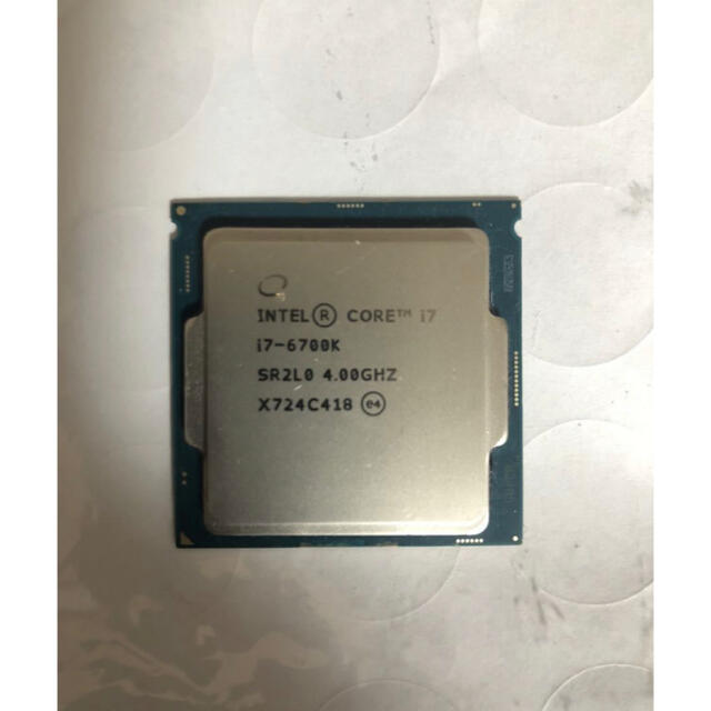 Microsoft(マイクロソフト)のIntel CPU Core i7-6700K 4.00GHz スマホ/家電/カメラのPC/タブレット(PCパーツ)の商品写真