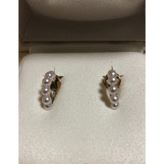 ミキモト ベビーパール フープピアス MIKIMOTO