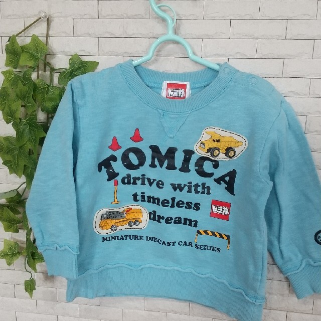 Takara Tomy(タカラトミー)の美品♥️トミカトレーナー95センチ キッズ/ベビー/マタニティのキッズ服男の子用(90cm~)(Tシャツ/カットソー)の商品写真