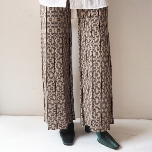 NATURALサイズ❰美品❱TODAYFUL Pattern Knit Leggings 38