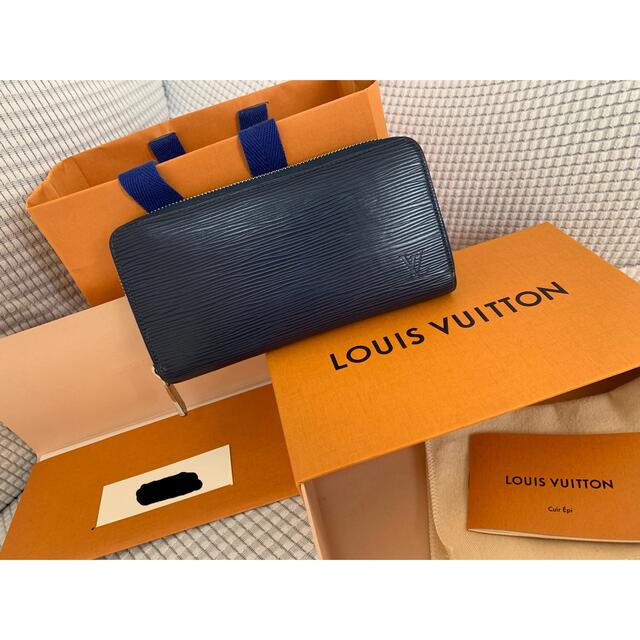 最新デザインの VUITTON LOUIS VUITTON ルイヴィトン エピ 長財布 LOUIS 長財布