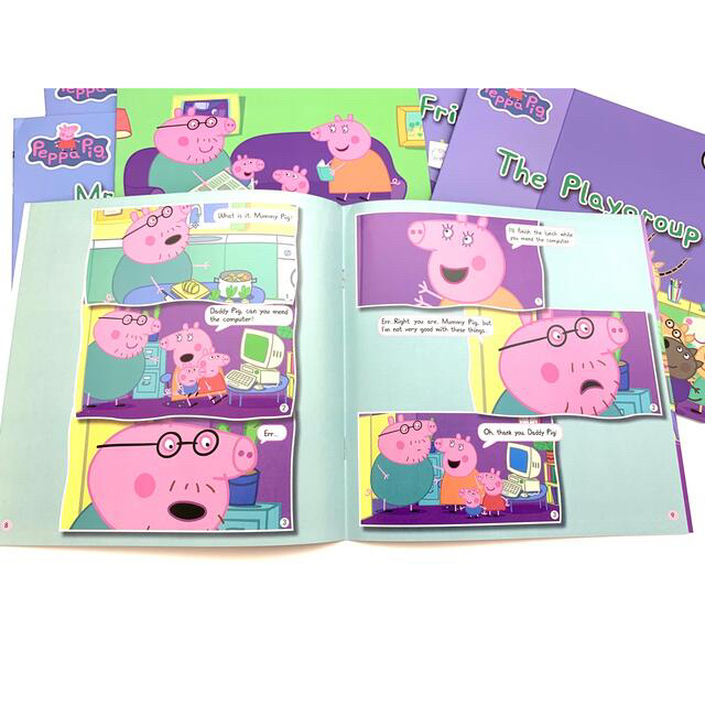 peppa pig ペッパピッグ漫画版1 全冊音源付動画付 マイヤペン対応新品