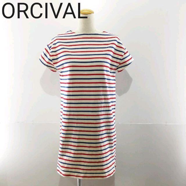 ORCIVAL(オーシバル)のORCIVAL オーチバル ボーダーワンピース レディースのワンピース(ひざ丈ワンピース)の商品写真