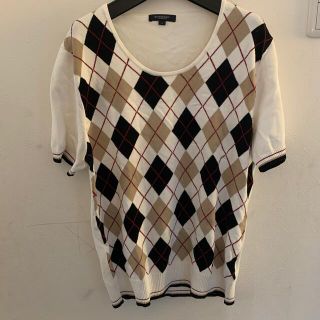 バーバリー(BURBERRY)のバーバリー　アーガイル　サマーニット(Tシャツ(半袖/袖なし))