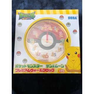 ポケモン(ポケモン)の新品　ポケモン　サン＆ムーン　プレミアムウォールクロック(掛時計/柱時計)