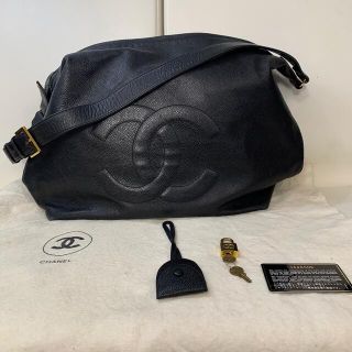 シャネル(CHANEL)のシャネルCHANELキャアビアスキンショルダーバッグ(ショルダーバッグ)