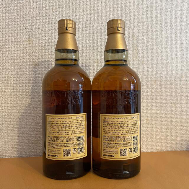 サントリー(サントリー)の山崎12年　ウィスキー　700ml x2本 食品/飲料/酒の酒(ウイスキー)の商品写真