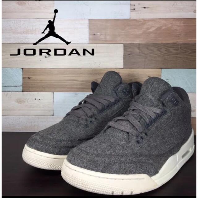 NIKE AIR JORDAN 3 RETRO WOOL 27.5cm | フリマアプリ ラクマ