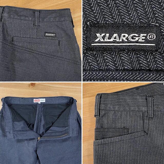 XLARGE(エクストララージ)のX-LARGE エクストララージ ワークパンツ 強生地 ヘリンボーン メンズのパンツ(ワークパンツ/カーゴパンツ)の商品写真