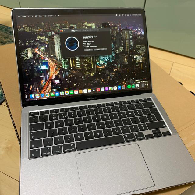 【UK配列】MacBookair M1 2020  16GB 256GBスマホ/家電/カメラ