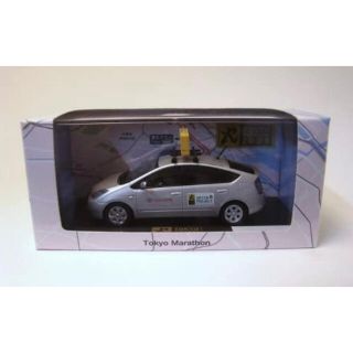 京商　KYOSYO 1/43 トヨタプリウス　2009東京マラソン公式記録時計車(ミニカー)