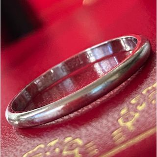 カルティエ(Cartier)の最終お値下げ❣️ カルティエ　ウェディング　リング　Pt950  56(リング(指輪))