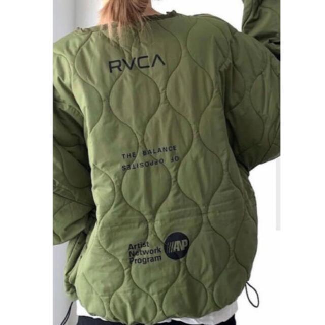 ポリエステル100％中綿RVCA ルーカ L ライニング キルティング ジャケット キルトジャケット