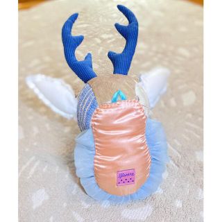 美品⭐️ ijiwaru イジワル壁掛けぬいぐるみ💖しかトロフィー🦌✨水色