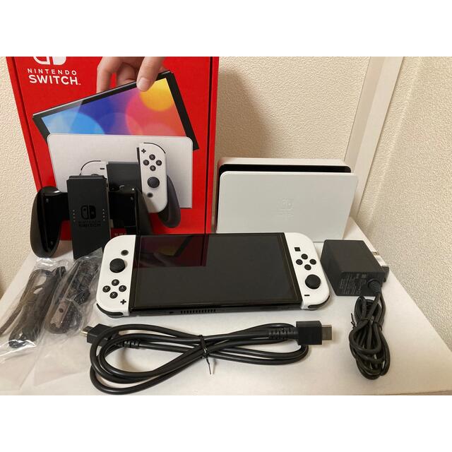 美品 Nintendo Switch ニンテンドー スイッチ 有機EL ホワイト