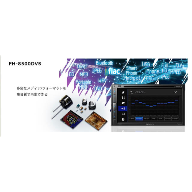 FH-8500DVS カーオーディオ Pioneer 定番のお歳暮 18522円引き