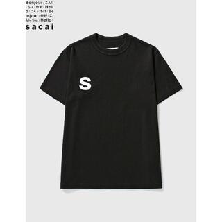 sacai - SACAI フェイディング ロゴTシャツ