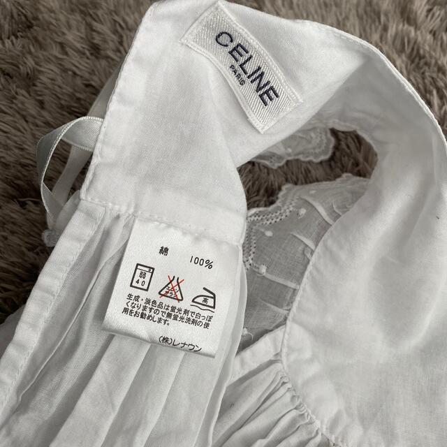 celine(セリーヌ)のセリーヌ☺︎レースエプロン キッズ/ベビー/マタニティのベビー服(~85cm)(ワンピース)の商品写真