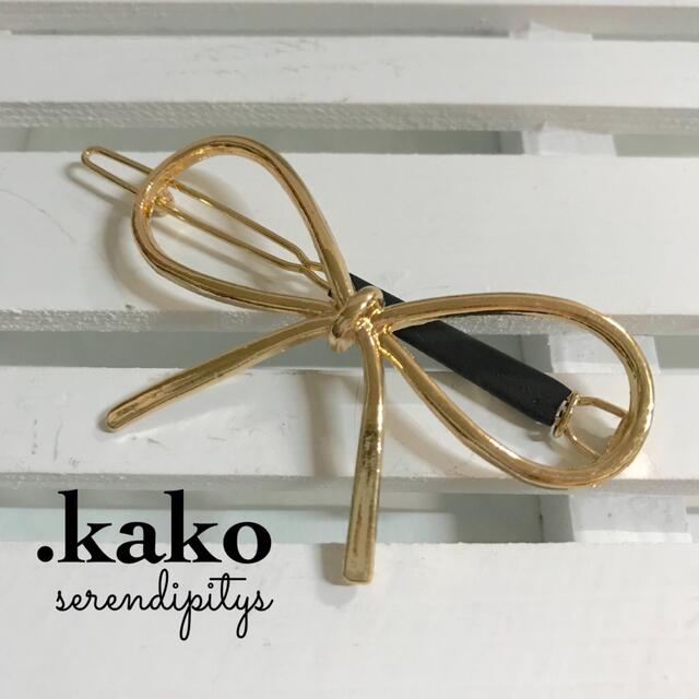 kako★ present for you ribbon  レディースのヘアアクセサリー(バレッタ/ヘアクリップ)の商品写真