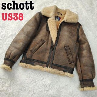 schott - 【人気サイズ38】【米国製】ショット ムートンジャケット B-3