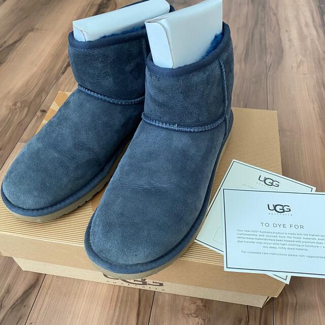 UGG classic mini★US7 24cm★ネイビー★クラシックミニ