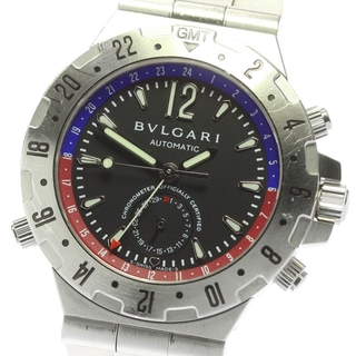 ブルガリ(BVLGARI)のブルガリ ディアゴノ デイト GMT GMT40S メンズ 【中古】(腕時計(アナログ))