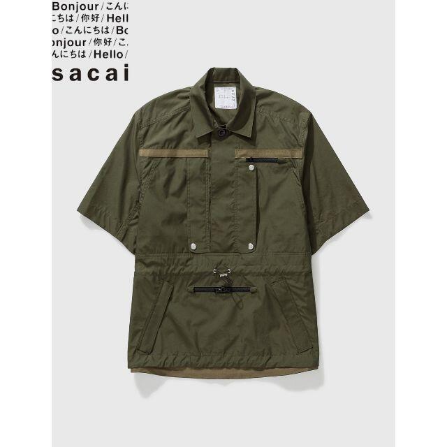 SACAI コットン ウェザー シャツ