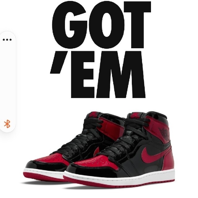 Nike Air Jordan 1 High OG "Patent Bred"スニーカー