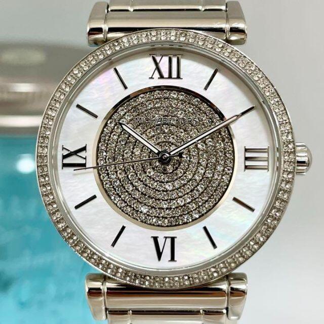 Michael Kors(マイケルコース)の191 マイケルコース時計　レディース腕時計　シルバー　ダイヤ　オシャレ　人気 レディースのファッション小物(腕時計)の商品写真
