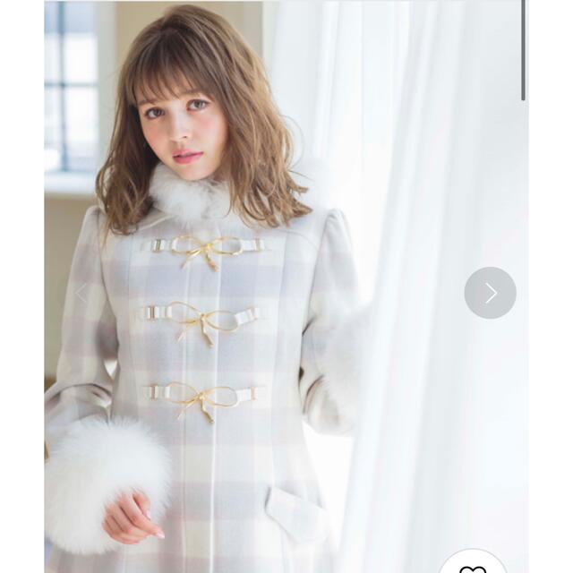 レア❣️最安値❣️ロディスポット　リュバンプリンセスチェックダッフルロングコート