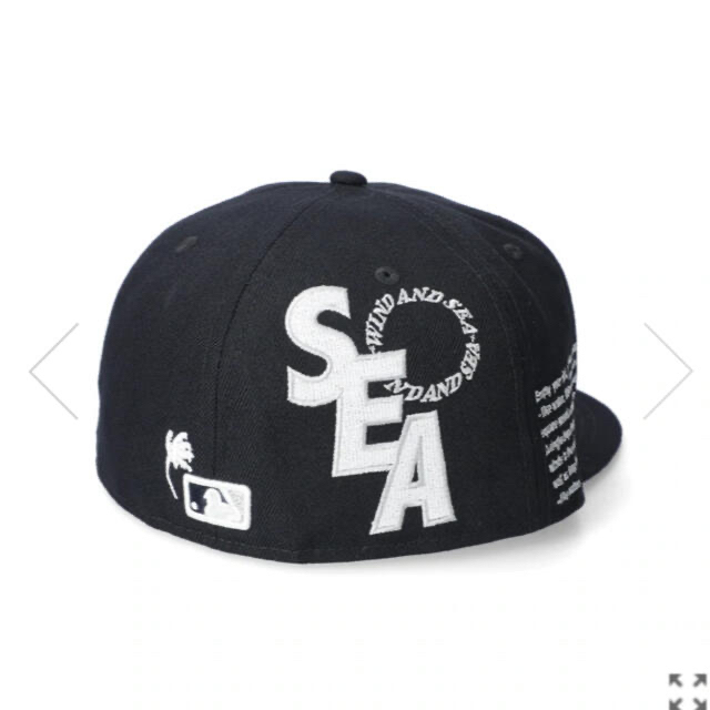 SEA(シー)のwindandsea NEWERA キャップ　7 1/2 メンズの帽子(キャップ)の商品写真