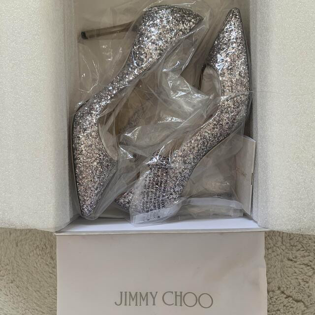 JIMMY CHOO(ジミーチュウ)の★処分前値引★【美品】JIMMY CHOO  ROMY85 パンプス レディースの靴/シューズ(ハイヒール/パンプス)の商品写真