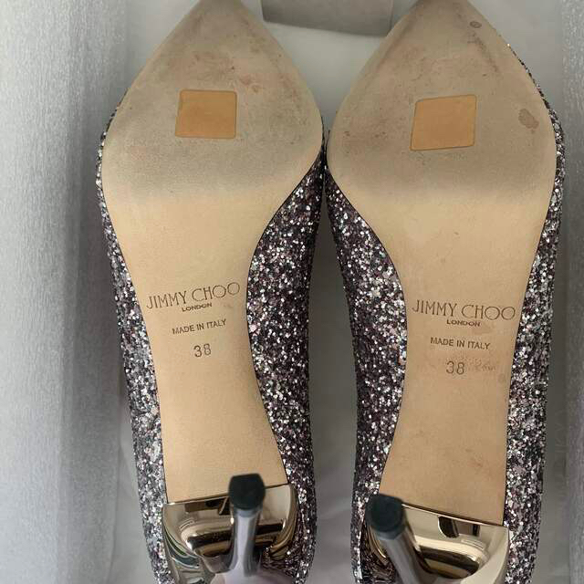 JIMMY CHOO(ジミーチュウ)の★処分前値引★【美品】JIMMY CHOO  ROMY85 パンプス レディースの靴/シューズ(ハイヒール/パンプス)の商品写真