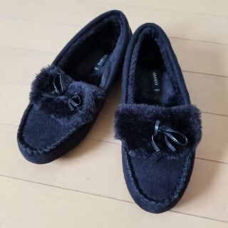 ☆新品☆モカシン　ファースリッポン(スリッポン/モカシン)