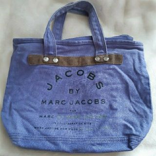 マークジェイコブス(MARC JACOBS)のMARC JACOBS　マークジェイコブス　トートバッグ 　ブルー　青(トートバッグ)