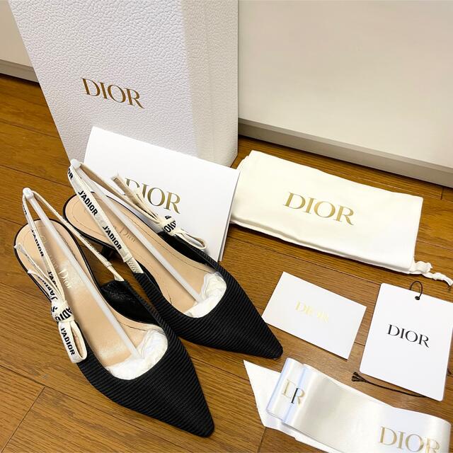 パンプス Dior スリングバックパンプスの通販 by tia's shop