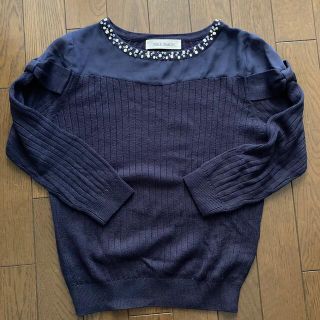 ミッシュマッシュ(MISCH MASCH)のミッシュマッシュ　ネイビー　トップス(カットソー(長袖/七分))