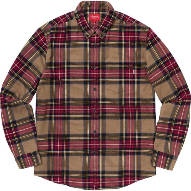 希少 Lサイズ! Supreme Tartan Flannel Shirt