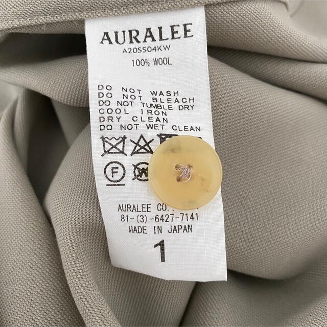 AURALEE HARD TWIST WOOL DOBBY SHIRTS