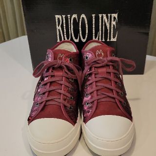 未使用 RUCO LINE ルコライン ミドルカットスニーカー 38(24cm)(スニーカー)