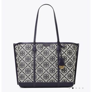 トリーバーチ(Tory Burch)の値下げ！トリーバーチ　ベリーティーモノグラムトリプルコンバートメントトートバッグ(トートバッグ)