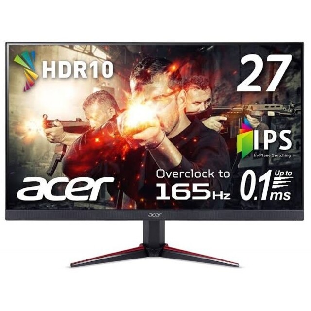 メール便送料無料対応可】 Acer - acer 27ｲﾝﾁ フルHD 165Hz IPS ...