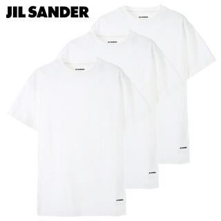 ジルサンダー(Jil Sander)の1 JIL SANDER ホワイト クルーネック Tシャツ 3枚セット S(Tシャツ/カットソー(半袖/袖なし))