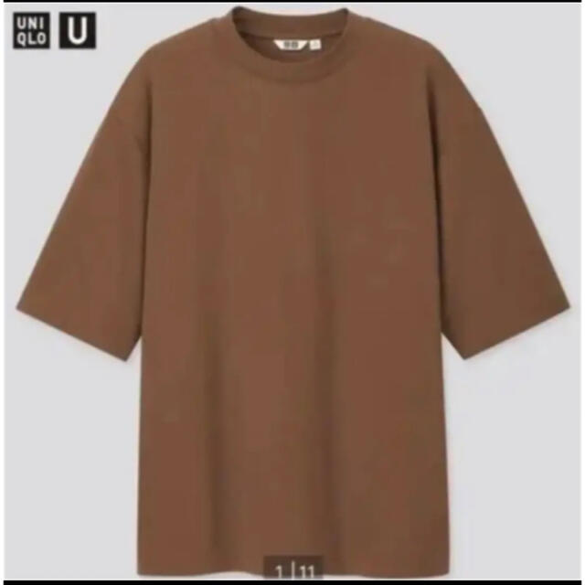 UNIQLO(ユニクロ)のユニクロ　UNIQLO U エアリズムコットンオーバーサイズT メンズのトップス(Tシャツ/カットソー(半袖/袖なし))の商品写真