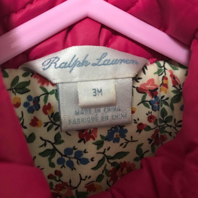 Ralph Lauren(ラルフローレン)のラルフローレン 中綿キルティングジャケット 3M キッズ/ベビー/マタニティのベビー服(~85cm)(ジャケット/コート)の商品写真