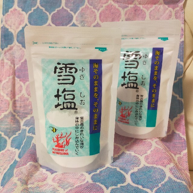 雪塩60g✕２個セット 食品/飲料/酒の食品(調味料)の商品写真