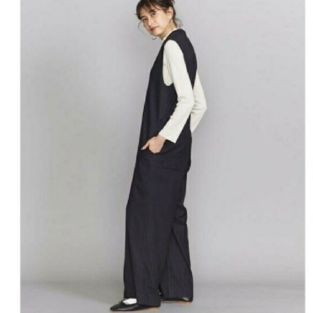 BEAUTY&YOUTH UNITED ARROWS - BY ピンストライプVネック BEAUTY&YOUTH UNITED ARROWS - BY ピンストライプVネック