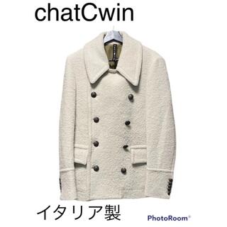 【chatCwin】チャットシーウィン　アルパカ混合Pコート ピーコート(ピーコート)