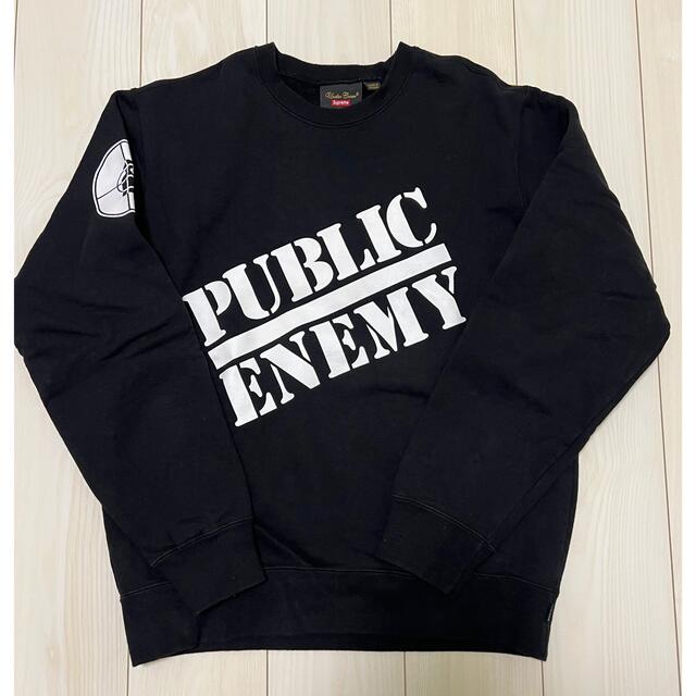 supreme×undercover×public enemy crewneck